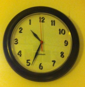 Backwards Clock